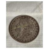1891  Morgan silver dollar