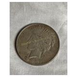 1923 silver peace dollar