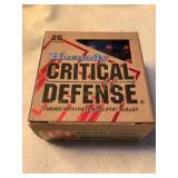 25 Rds., Hornady Critical Defense ammo, 380 auto,