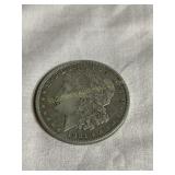 1921 Morgan silver dollar