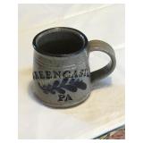 Greencastle, PA pottery mug signed ?