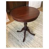 Hand carved wood round table 21'x26ï¿½ (no shipping)