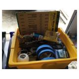 Paint brushes,painter tape,sand paper w/plastic