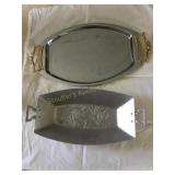 Kromex serving tray 15ï¿½ & hand forged everlast