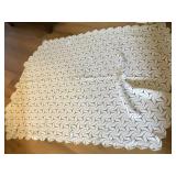 Handmade crocheted table cloth 48'x68ï¿½