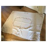 Hand embroidered table cloth 54'x70ï¿½