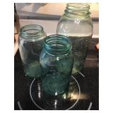 1 Gal & 2 qt Atlas & ball mason jars