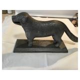 Metal dog nutcracker 11'l