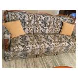 Sofa w/2 throw pillows 7ft (bring help to remove)