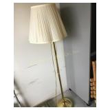 Brass like floor lamp 57'h (NO shipping)