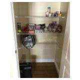 Contents of closet-Gift boxes & tins, Glass