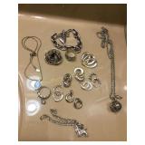 Costume, jewelry, silver tone - Napier,Judith