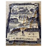 Washington County Maryland throw blanket