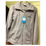 Columbia ladies zip up fleece sz. Meds NWT