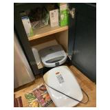 Contents of cabinet - light bulbs, Geo Foreman