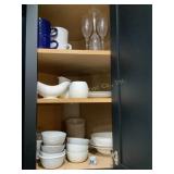 Contents of cabinet - dishware (Martha Stewart,