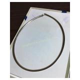 Sterling choker, .51 oz