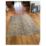 2 Rugs, 88x32' w/floor grippers