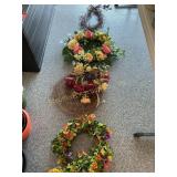 4 summer wreaths