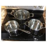 6 pc. Emeril lagasse pots & pan set - largest 6qt.