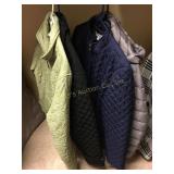 4 Womenï¿½s quilted jackets, PL, L, Heatkeep, Kim