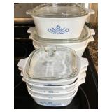 10pc. Corning ware - Blue cornflower, 1 3/4c -