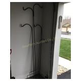 4 Shepherds hooks, tallest is 82', others 48-63ï¿½