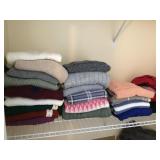 Contents of 1 shelf - ladies sweaters,etc. some