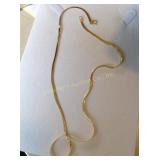14kt Gold Italy necklace 18' .14oz.