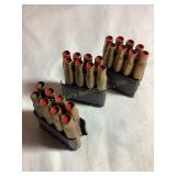 24, 30-06 blanks & 3 garand clips