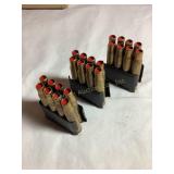 24, 30-06 blanks & 3 garand clips