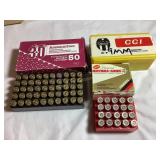 66rds misc 9mm Luger & 35 casings, Federal, CCI,