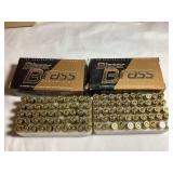 (2) Boxes, 50 Rds ea, 9 mm Luger, 115 gr FMJ