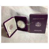 1986 (s)  American Eagle one ounce proof silver