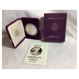 1988 (s) American Eagle one ounce proof silver