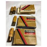 11 Federal Hi Power 20 ga shotgun shells, 2 3/4"