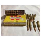 23 Rds misc. 308, 180 gr & 6 brass casings