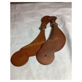 Pr leather western spur straps, 11x2.5"