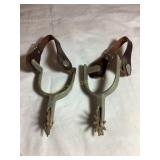 Vintage pr western style cowboy spurs