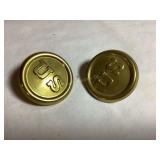 US collar brass horse rosettes, repro? 1.5"D