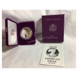 1990 (s) American Eagle one ounce proof silver