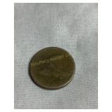 1858 Flying eagle one cent coin