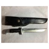 Buck knife #120,Wm. H. Cummins engraved,7" blade &