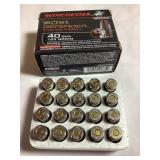 20 Rds 40 S&W Winchester PDX1 Defender