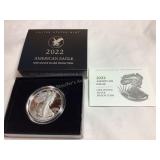 2022 US Mint American Eagle one ounce silver proof