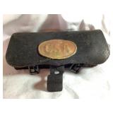 E. Gaylord Civil War era leather cartridge belt