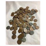 100+  1940s Lincoln wheat pennies