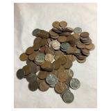 100+  1940s Lincoln wheat pennies