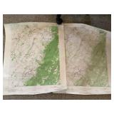2 Identical US Dept of Army maps, 27x22", Dept o