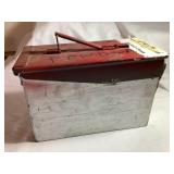 US military issue metal ammo box, 11.5x6x7",